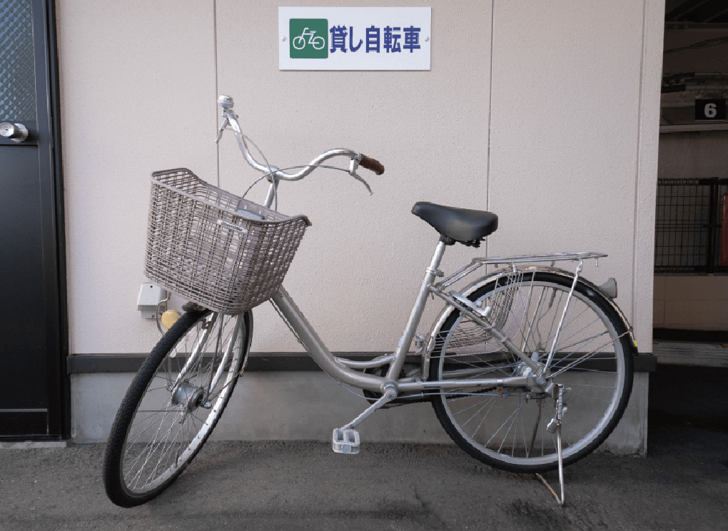レンタルサイクルの外観
