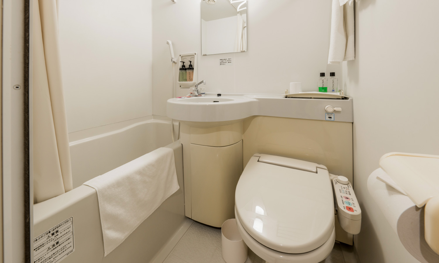 シングルルームユニットバス